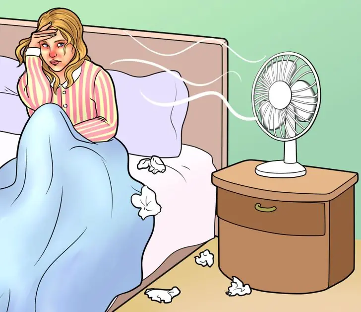 5 Signs Your Body Doesn’t Tolerate Sleeping with a Fan On