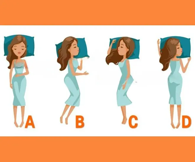 How your sleep position reflects your comfort level and health status?