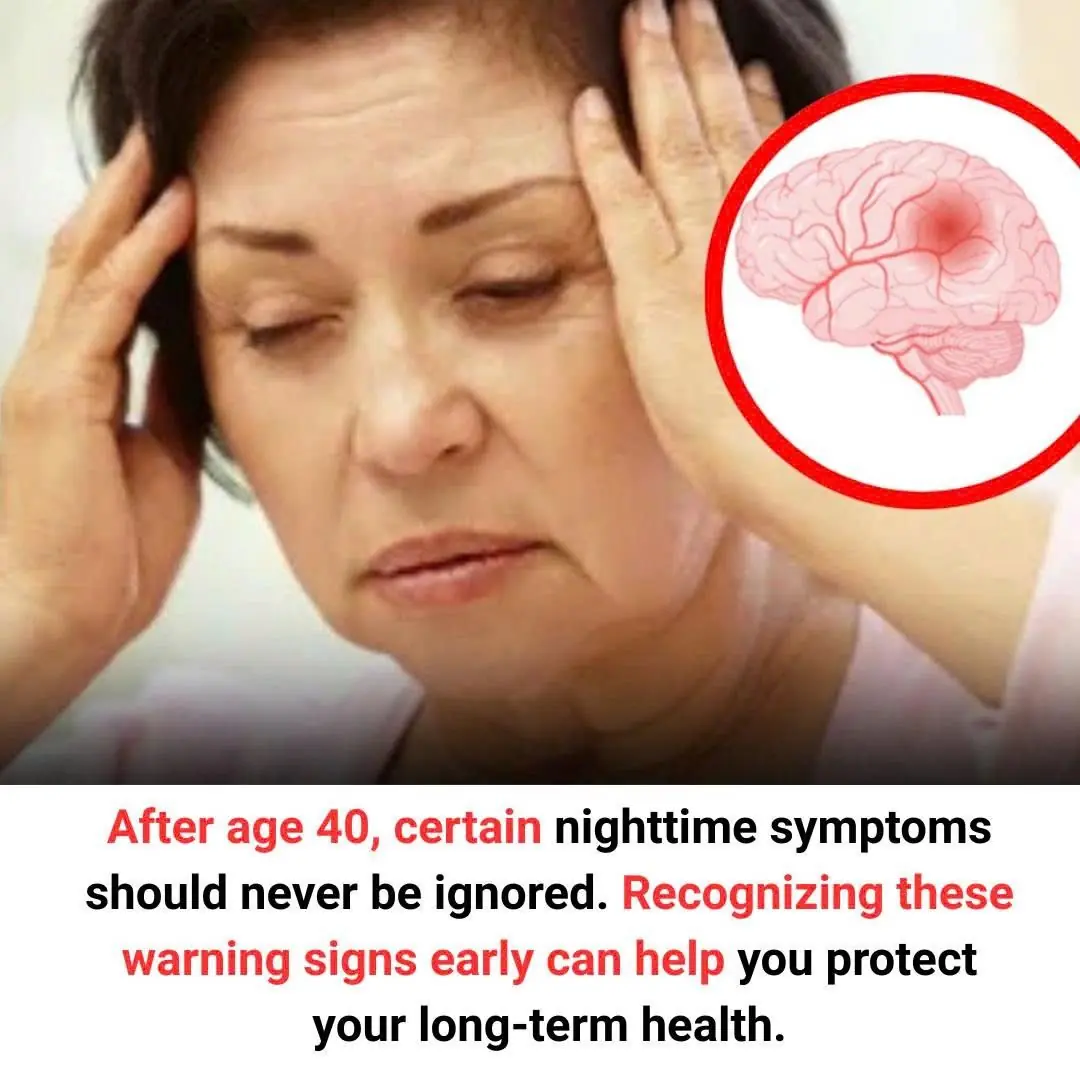 After age 40, certain nighttime symptoms should never be ignored