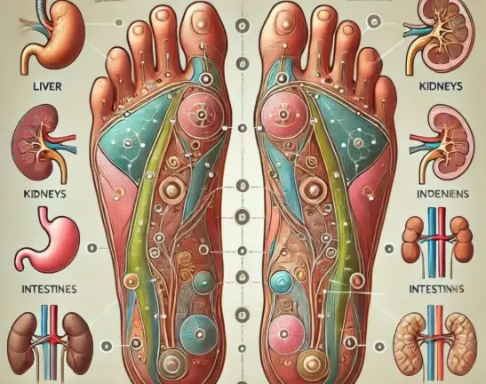 To know if your internal or.gans are infected, just look at your feet