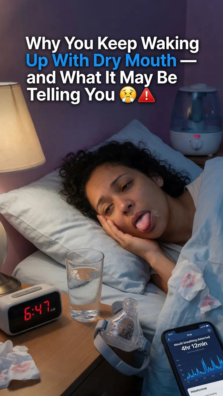 Your Morning Dry Mouth Could Be a Sign of Something More Serious