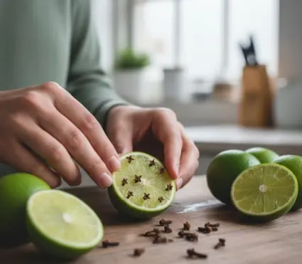 Put this thing in a lemon and put it in the corner of the house