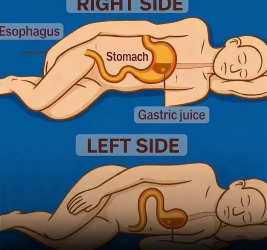Sleeping on your right side could be affecting your body in ways you might not expect… Here’s what experts say