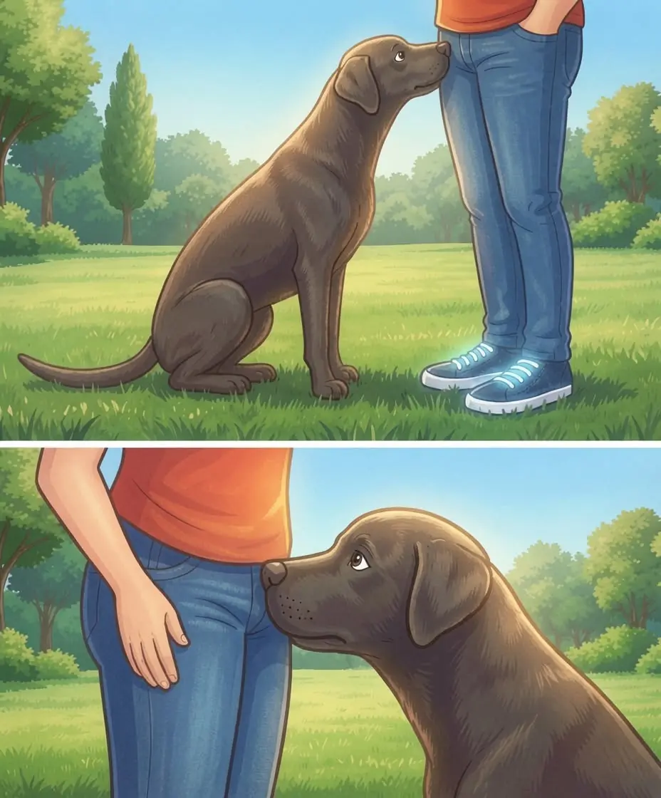 Did you know that if a dog smells your parts it’s po…See more