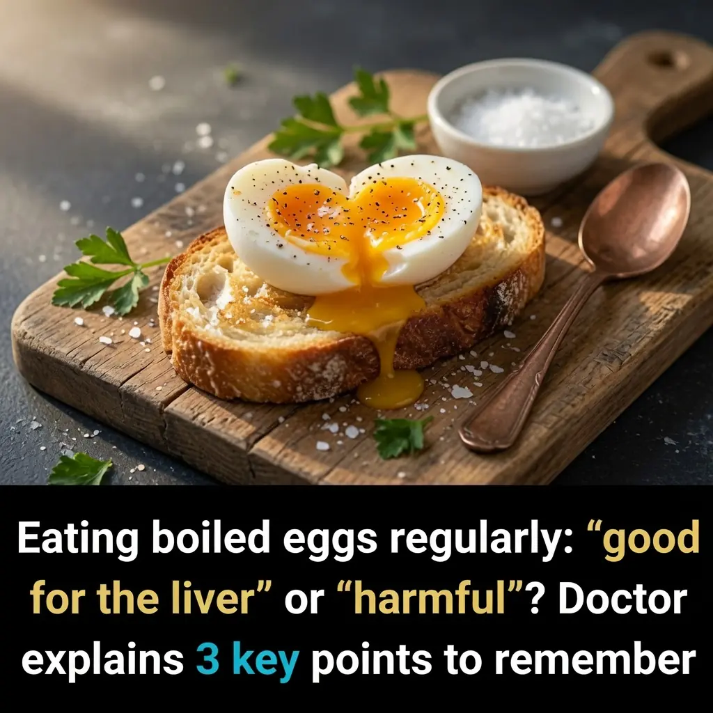 Eating boiled eggs regularly: “good for the liver” or “harmful”? Doctor explains 3 key points to remember