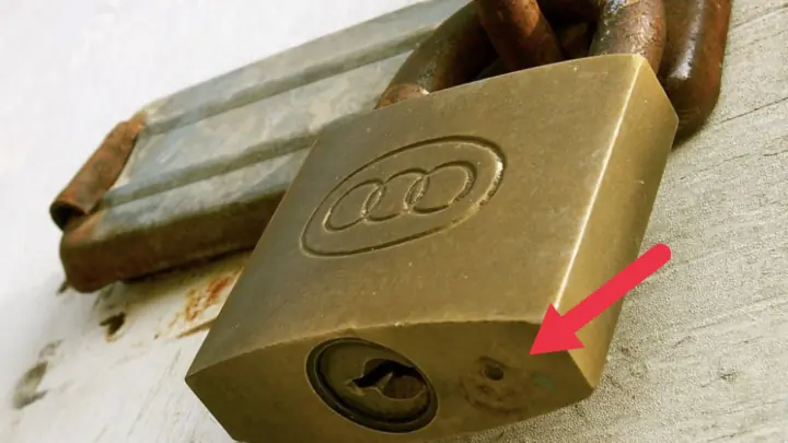 Some People Still Don’t Realize What This Tiny Hole on a Padlock Is For