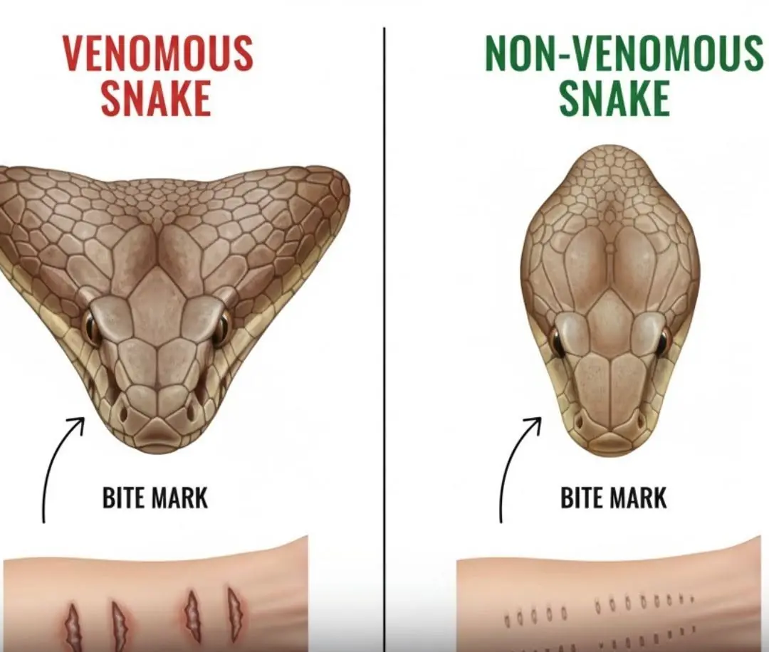 Snake bi.te - don't panic, do the following