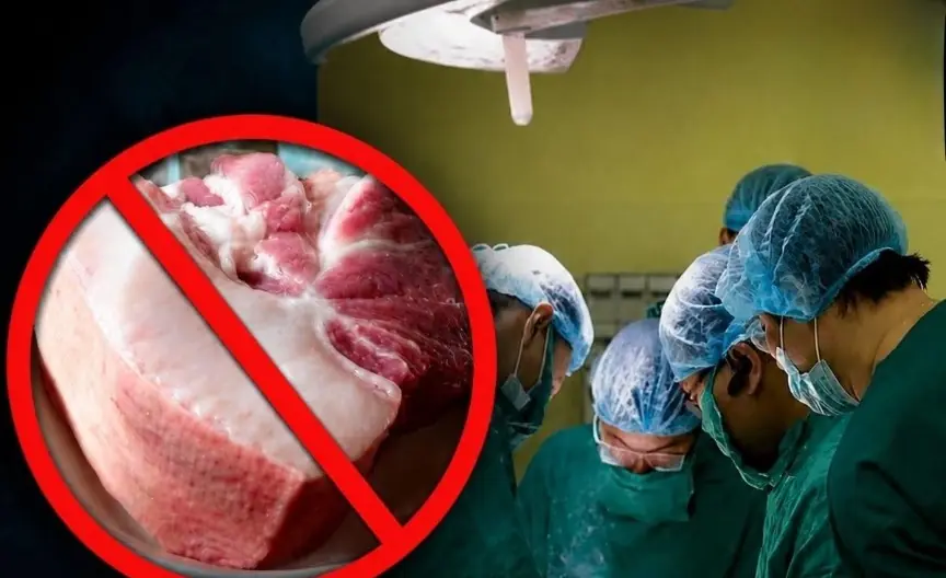 Not all parts of the meat are edible