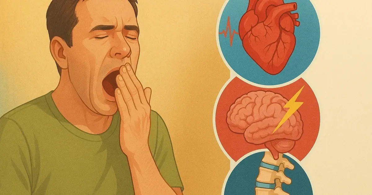 Yawning is a natural reflex—but yawning over and over again during the day could be a sign that your body is trying to tell you something