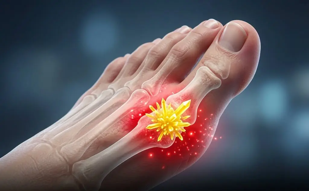 Gout is a disease caused by the accumulation of uric acid in the body, causing severe joint pa.in. To control gout, diet plays a very important role.