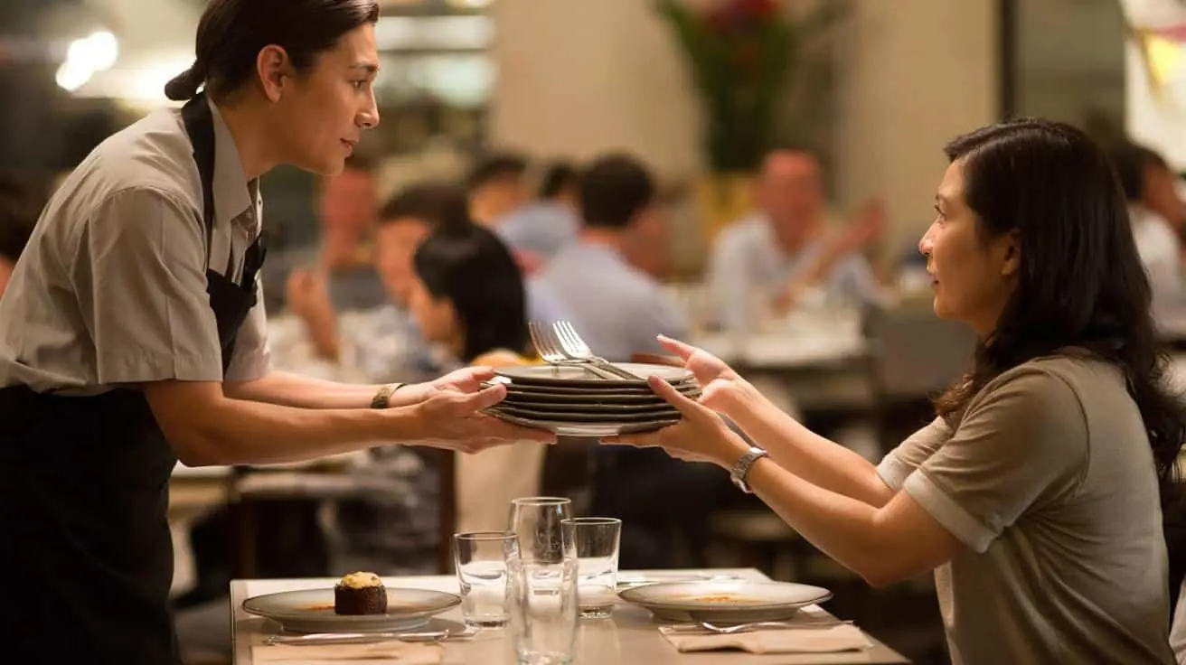 What Psychologists Say About People Who Help Waiters Clear the Table
