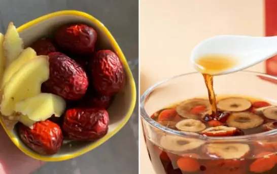 What happens to your body if you regularly drink ginger and red date tea in the morning?