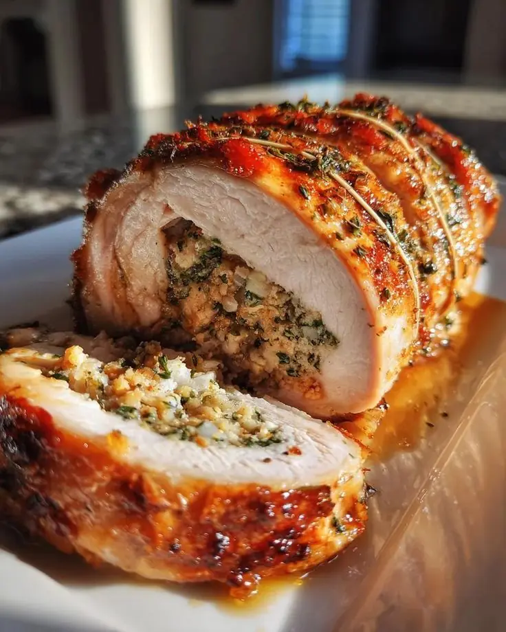Crispy Porchetta with Garlic, Fennel & Fresh Herbs