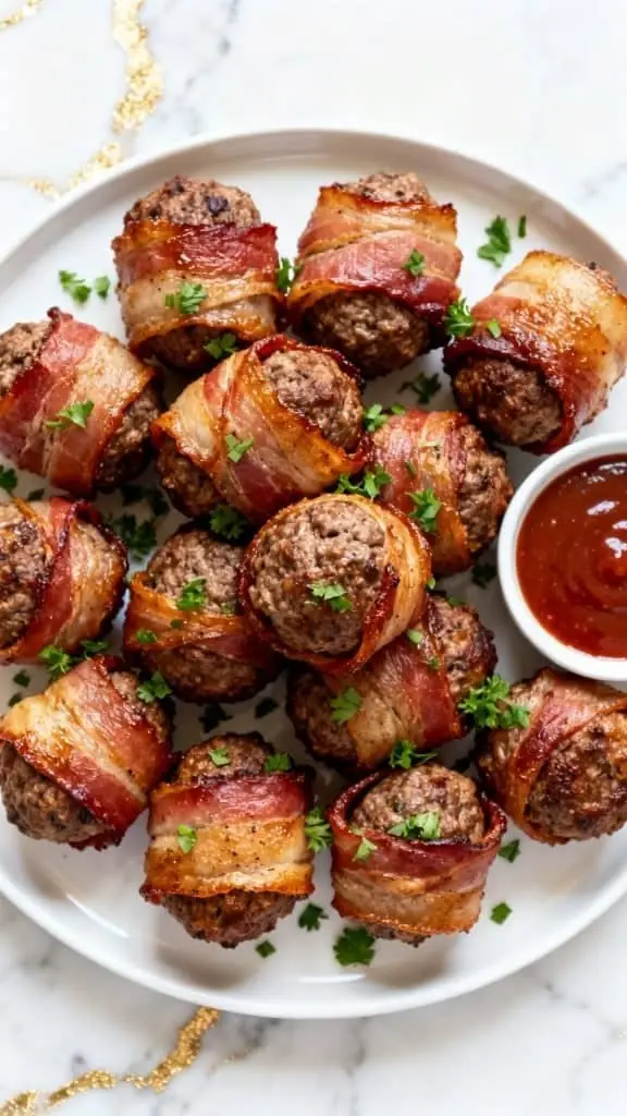 Bacon-Wrapped Steak Bites