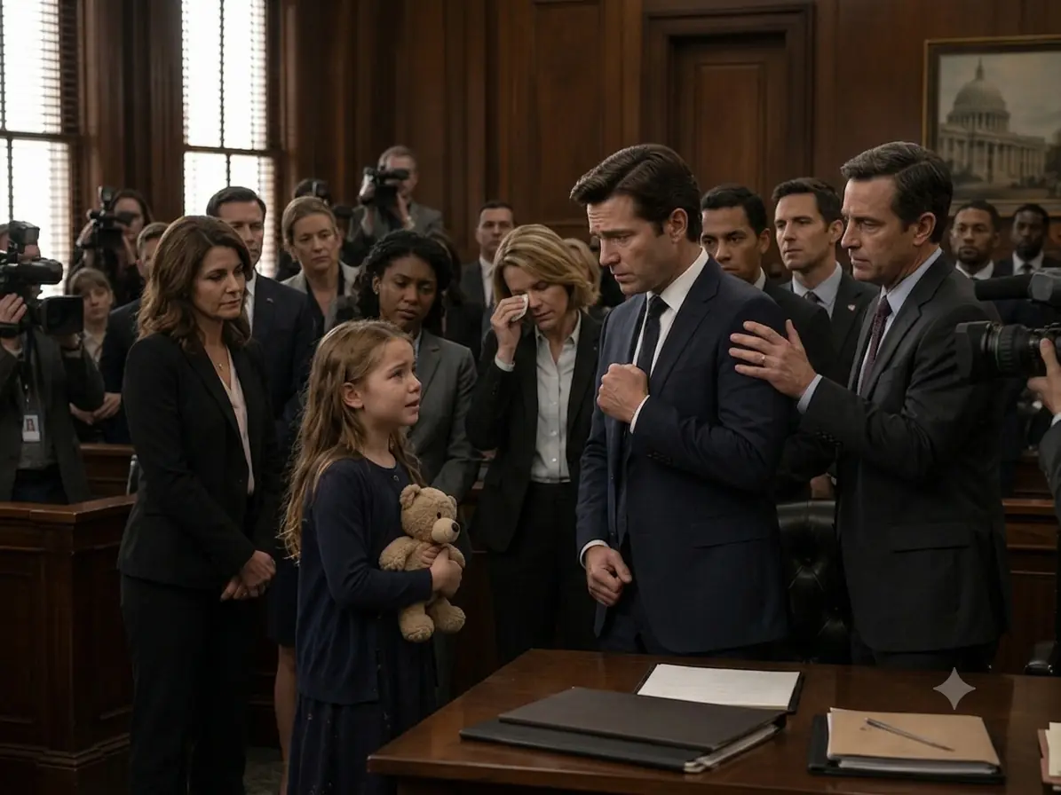THE JUDGE AWARDED CUSTODY TO THE WEALTHY FATHER... BUT THE LITTLE GIRL'S FINAL QUESTION LEFT THE ENTIRE COURTROOM IN TEARS