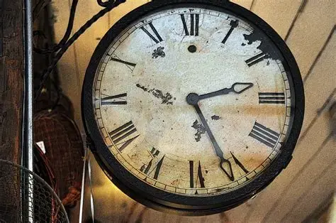 The Clock that no longer ticked