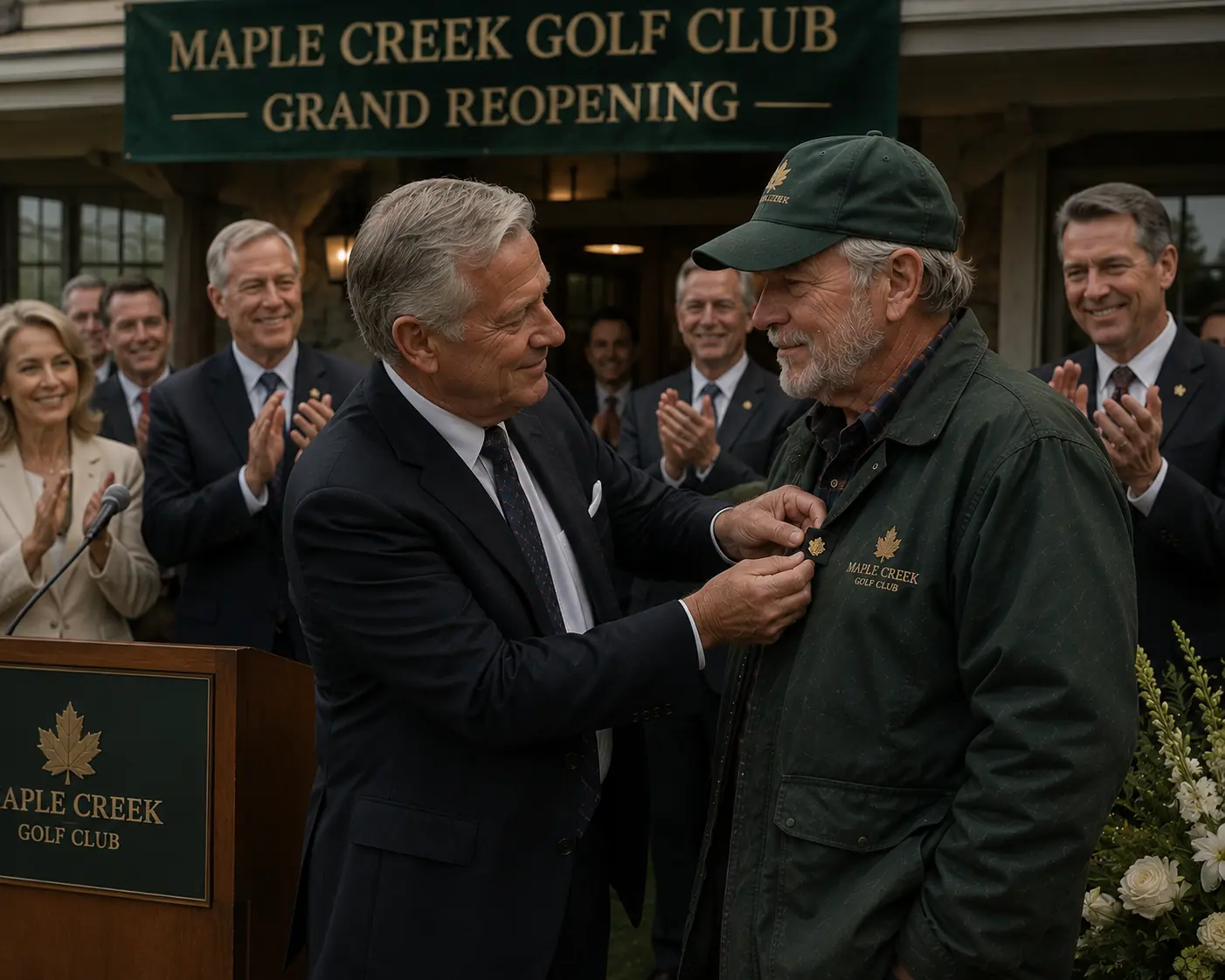 "THE LUXURY COUNTRY CLUB BANNED AN OLD GROUNDSKEEPER FROM ENTERING THE GOLF COURSE... TWO DAYS LATER, THE ENTIRE BOARD LEARNED HE WAS THE ONLY PERSON WHO KNEW WHY THEIR PRESIDENT HAD SUDDENLY DISAPPEARED."