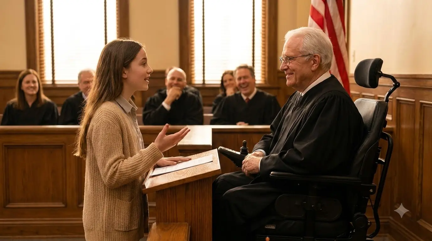 A Daughter's Miracle in the Courtroom
