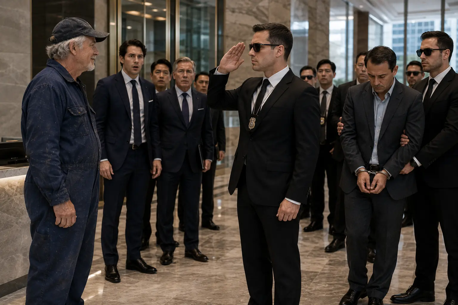The Billionaire Ordered Security to Throw an Old Janitor Out... Minutes Later the FBI Called Him "Chief Investigator."