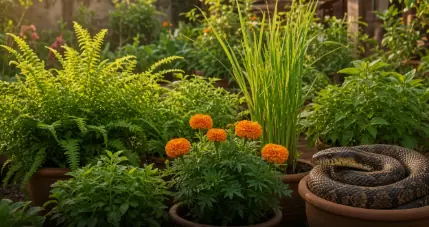 Looking to keep snakes away naturally? Try planting these 8 garden plants