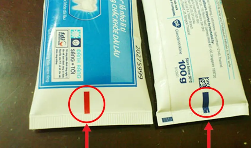 Ever Wondered About That Colored Mark on Your Toothpaste? Here's What It Means