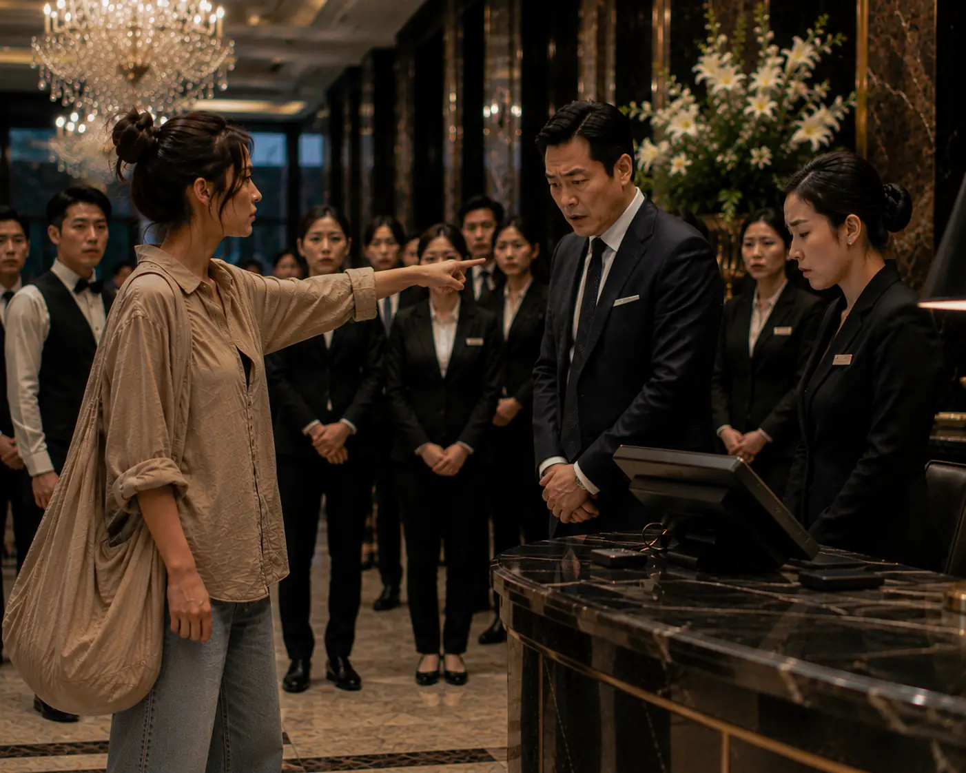SHE LOOKED LIKE AN ORDINARY YOUNG WOMAN… UNTIL THE MANAGER REALIZED WHO SHE REALLY WAS
