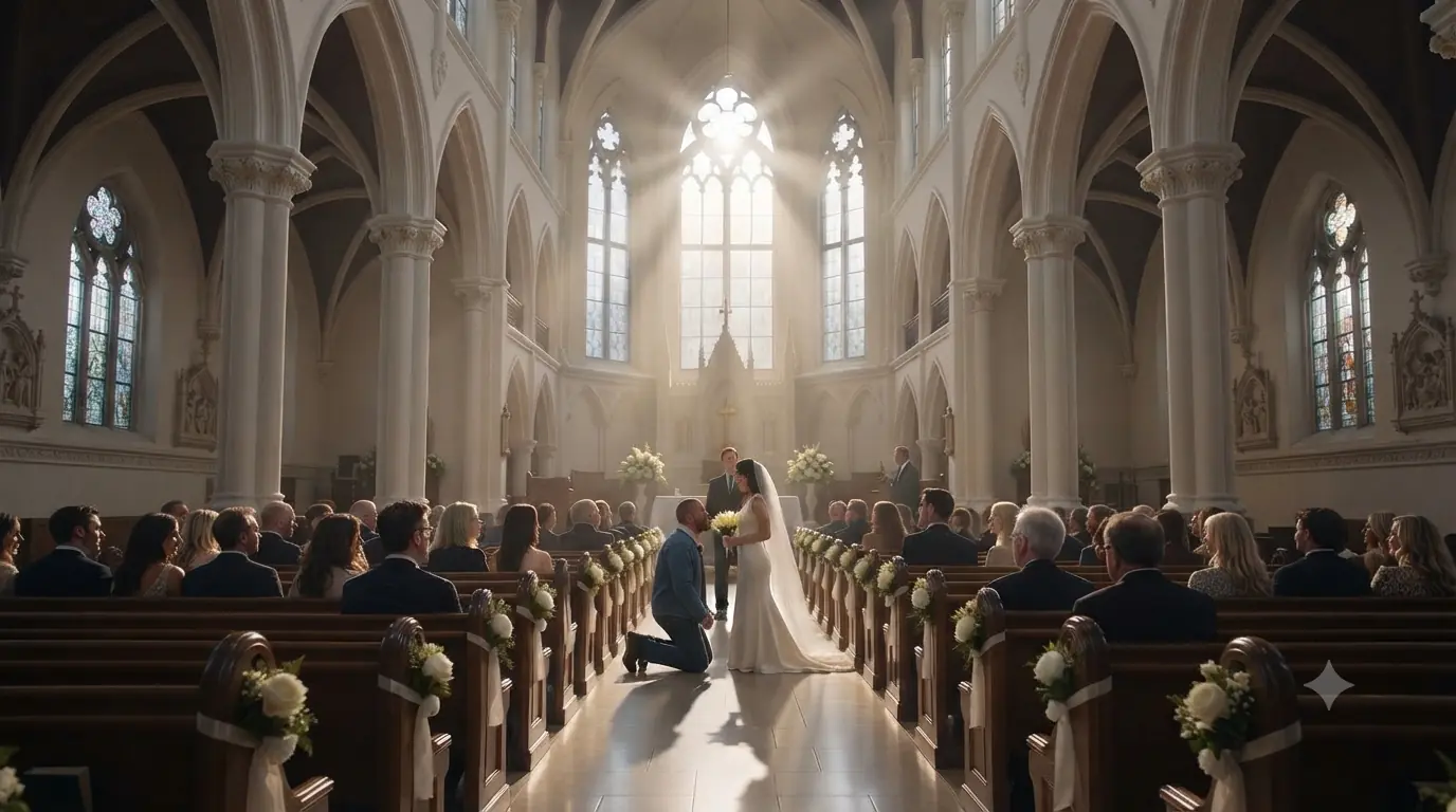 A Wedding-Day Revelation: The Stranger Who Shattered a Bride’s Perfect Day