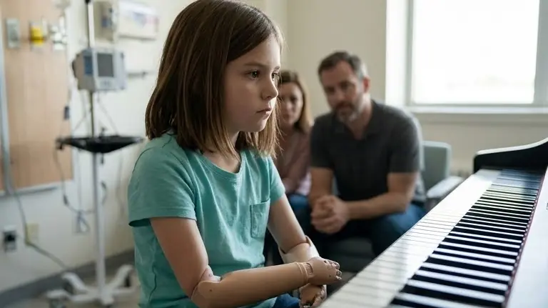 THE GIRL WHO REFUSED TO BELIEVE SHE COULDN'T PLAY PIANO