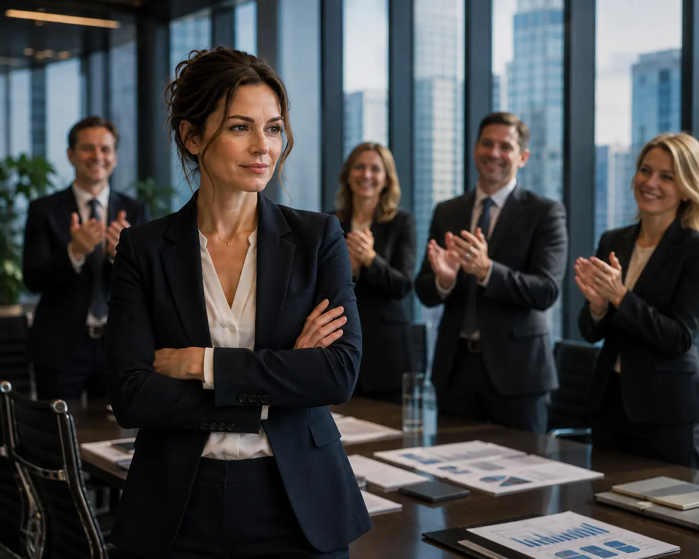 SHE WAS MOCKED FOR ARRIVING AT THE INTERVIEW IN AN OLD CAR… 30 MINUTES LATER, THE CEO STOOD UP AND CALLED HER “BOSS”