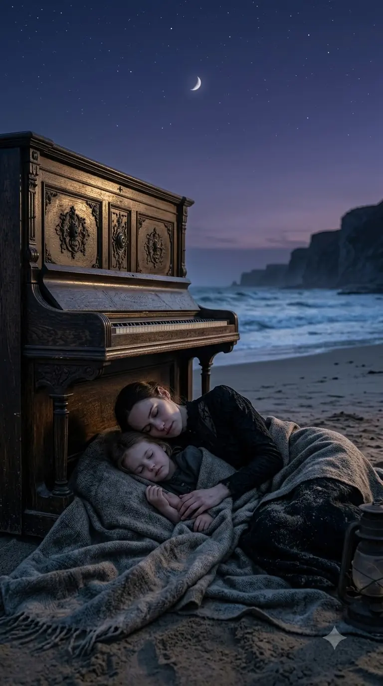 The Mute Pianist: Her Voice in the Waves