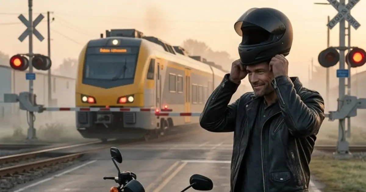 THE BIKER WHO FIXED THE LAST TRAIN