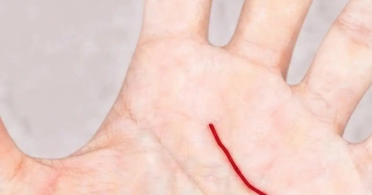 People who have this line on their hand are very special...