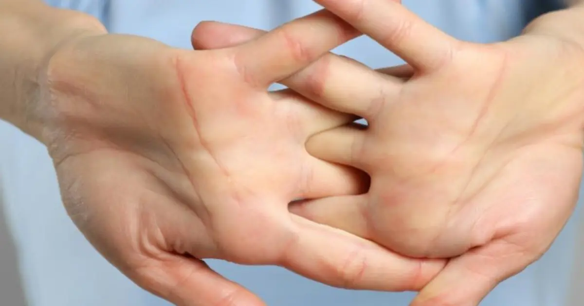 Stretch your ring finger with your thumb and hold it for a few seconds. You'll love the reason!