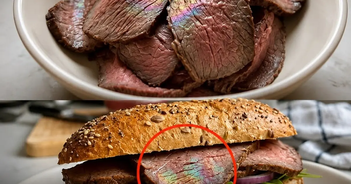 The Surprising Reason Sliced Ham and Roast Beef Can Look Iridescent