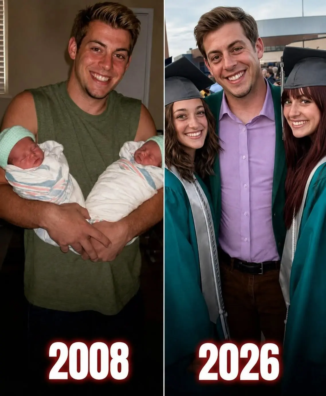 My Wife Left Our Twins Right After Birth – 18 Years Later, She Showed up at Their Graduation with a 'Special Gift', But What My Daughters Did Next Froze the Room