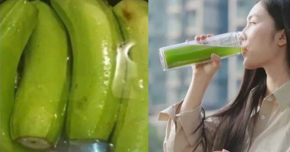 Green banana boiled water is healthier than you might think.