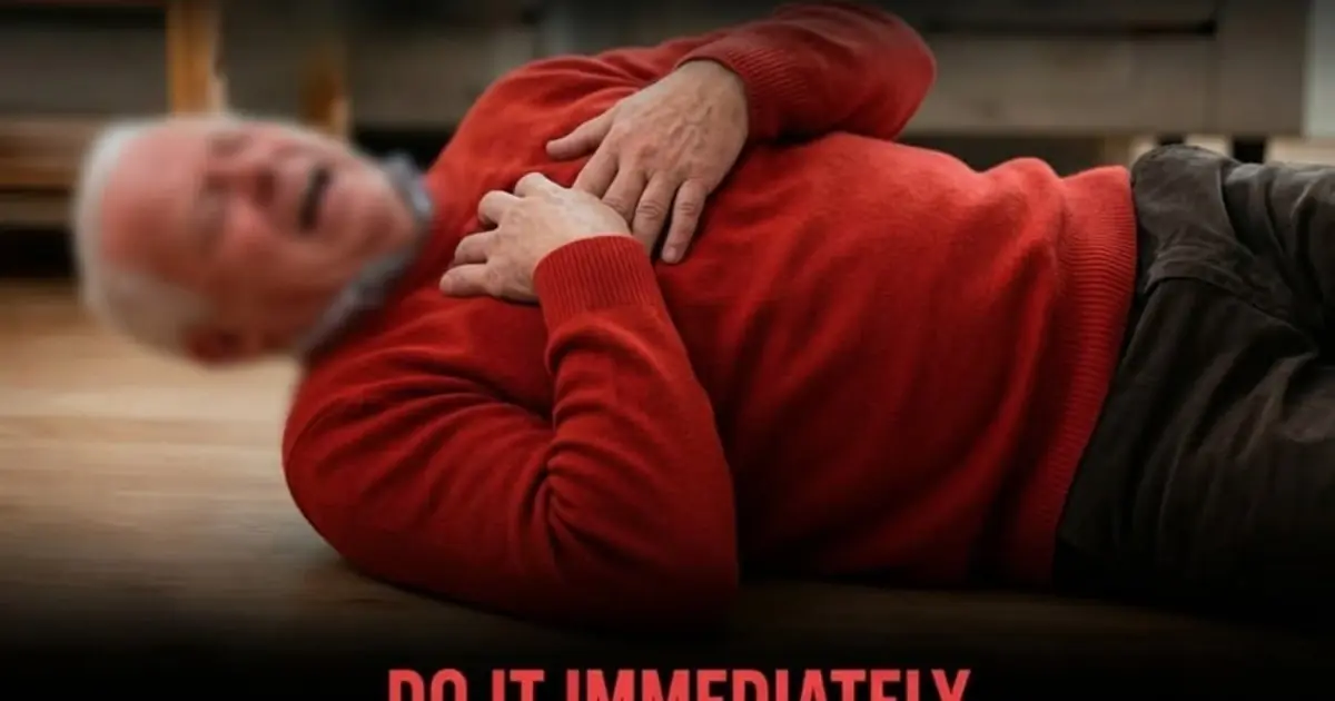 IF YOU ARE ALONE AND THINK YOU’RE HAVING A HEART ATTACK, DO THIS IMMEDIATELY