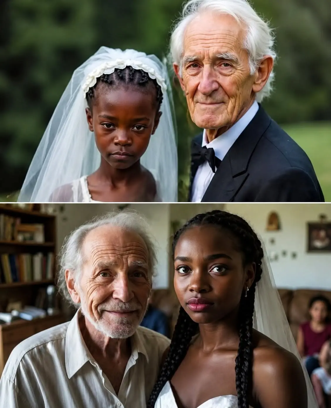 Sad Black Girl Married a 70-Year-Old Man — 10 Days Later, a Hidden Truth Changed Everything