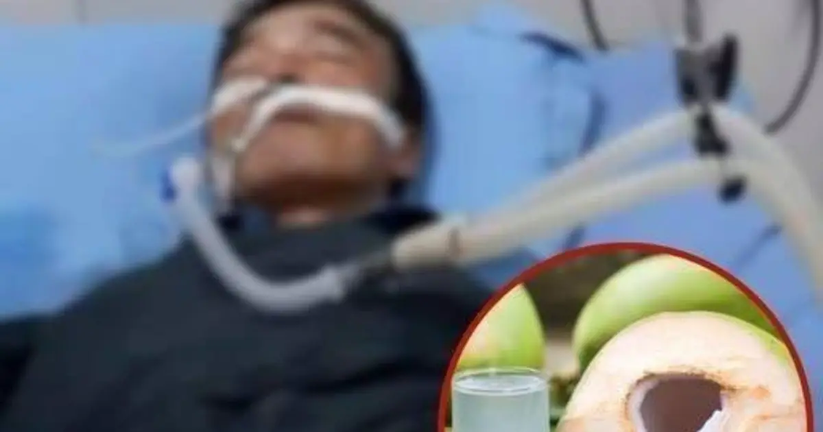 Man D.ie.s After Drinking Coconut Water; Suffers Brain Damage