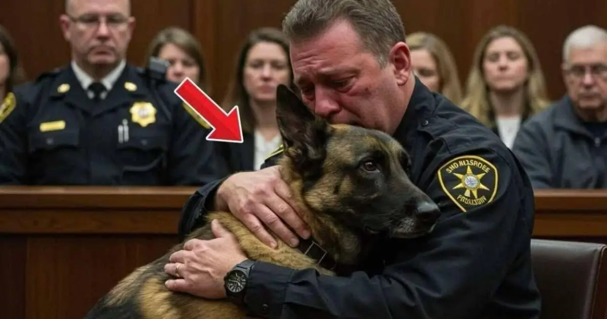 Convicted police officer begs to see K9 one last time