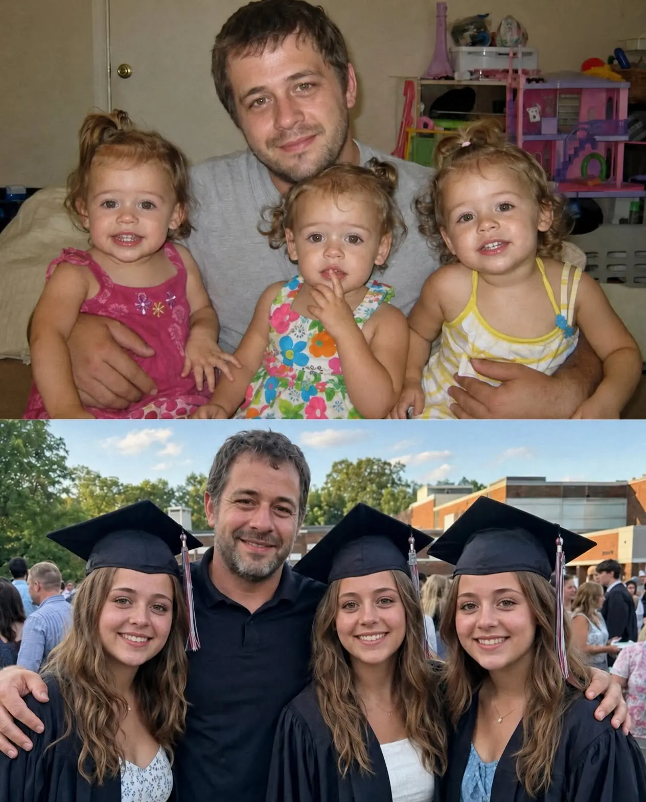 A Father’s 22-Year Journey: The Unexpected Gift From His Triplet Daughters