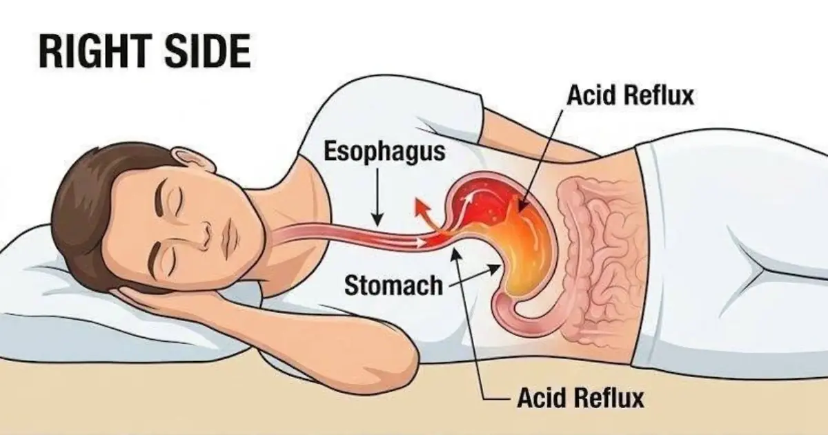 Doctors Warn: Your Sleeping Position May Affect Acid Reflux Symptoms