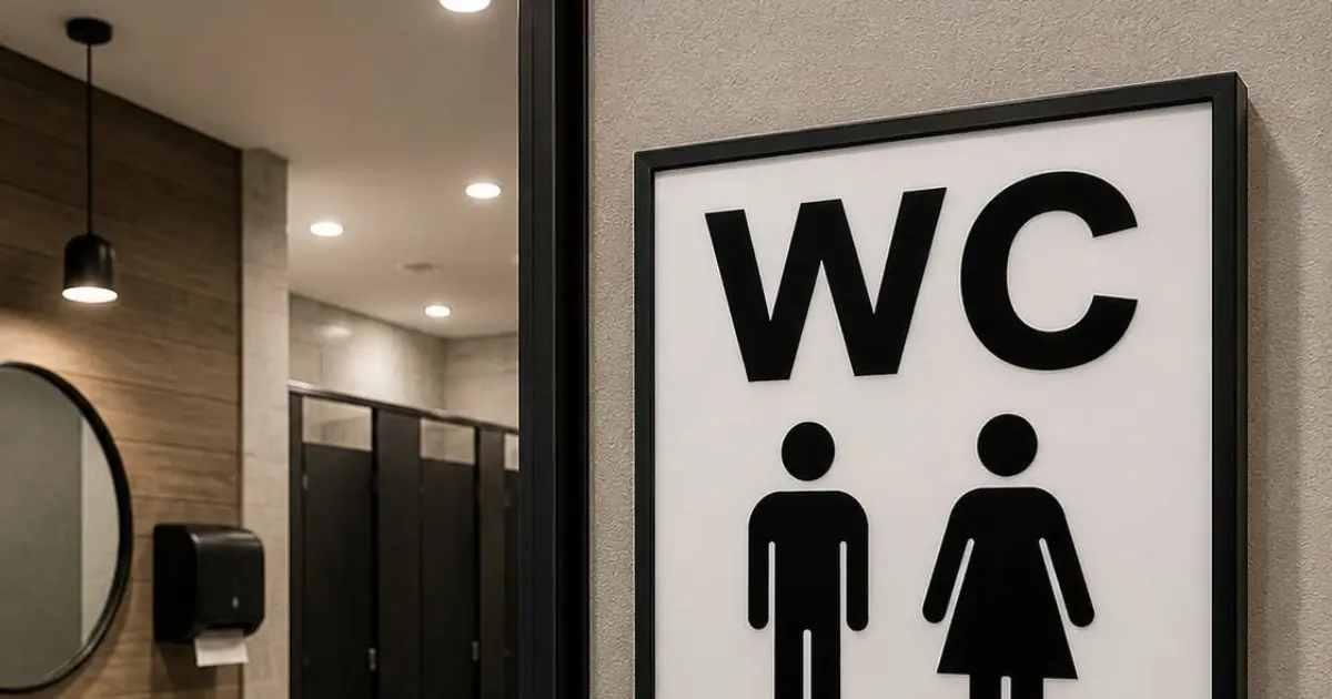 Most public toilets are signaled by a ‘WC’ sign, yet no one seems to know what this means..!!