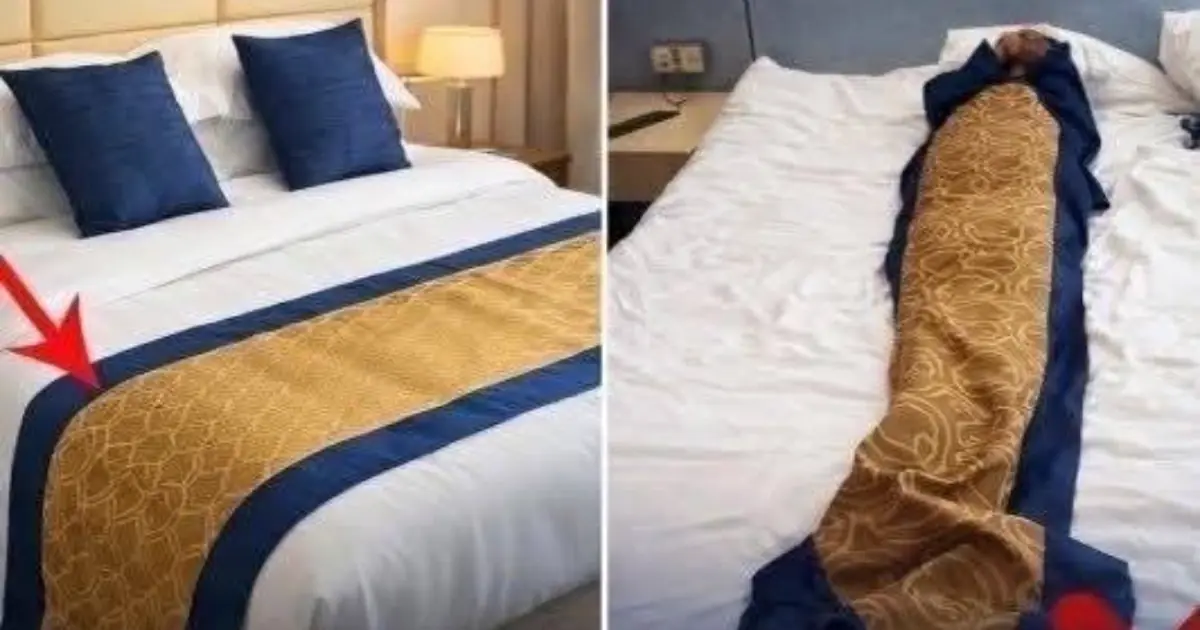 Why Do Hotels Put a Cloth Across the Bed? The Real Purpose Behind the Bed Runner