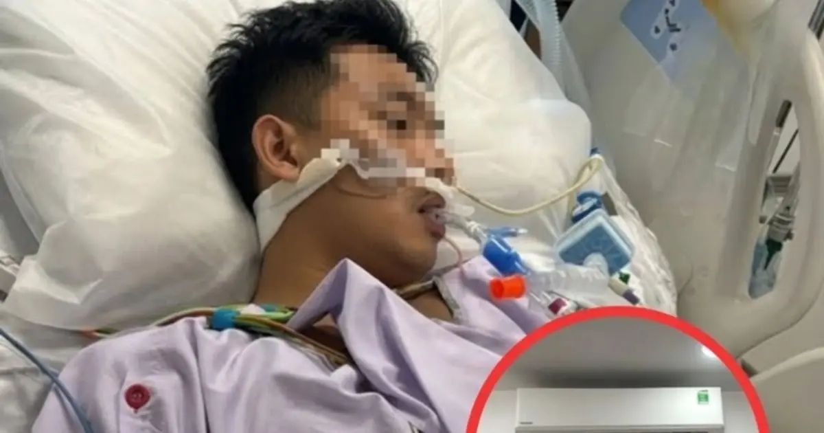 A 32-year-old man developed a severe lung infection because of one air-conditioner mistake many people make every night
