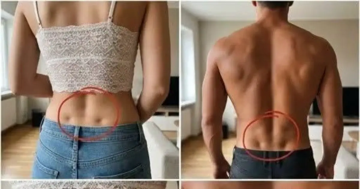 If you have these two "dimples" on your lower back, here's what they really mean.