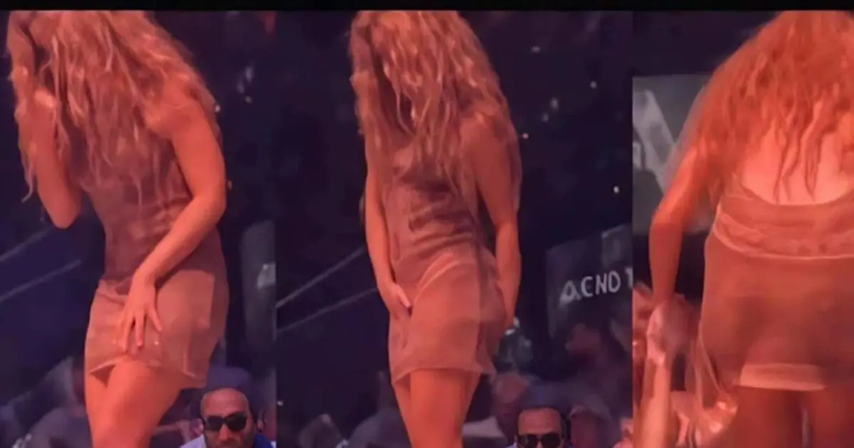 😱 The moment Shakira leaves the stage after noticing that... See more