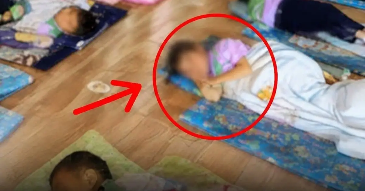 Teacher Shares Photo of Children During Naptime