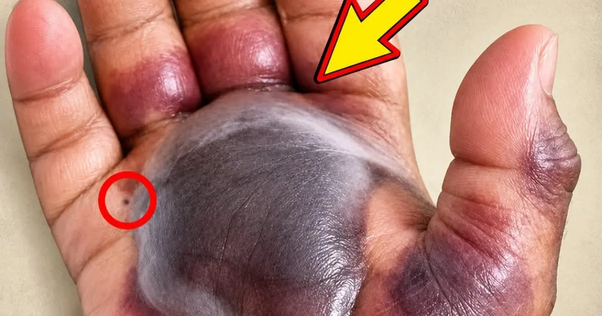 Attention to These First Signs: What Severe Swelling and Skin Color Changes After a Bite Could Mean