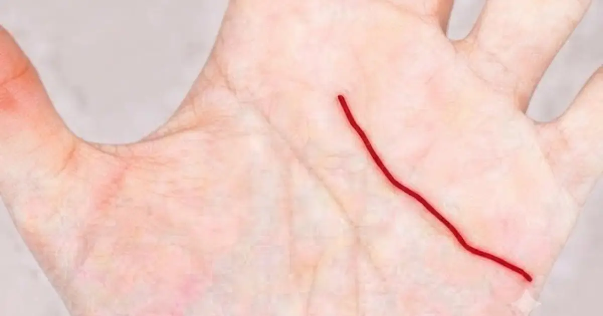 People who have this line on their hand are very special...